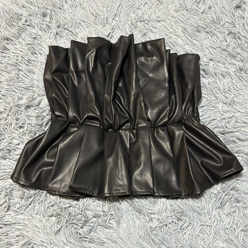 Strapless Ruffle Top